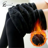 Women Plus Thick Velvet Warm Leggings Sexy Seamless