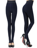 Women Plus Thick Velvet Warm Leggings Sexy Seamless
