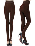 Women Plus Thick Velvet Warm Leggings Sexy Seamless