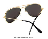 Brand Child Sunglasses Mirror Glasses Metal Pilot Sunglasses For Kids