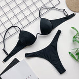 Sexy Push Up Bikini Set Swimwear High Cut Suit Beach Wear