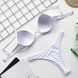 Sexy Push Up Bikini Set Swimwear High Cut Suit Beach Wear