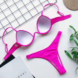 Sexy Push Up Bikini Set Swimwear High Cut Suit Beach Wear