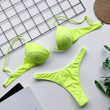 Sexy Push Up Bikini Set Swimwear High Cut Suit Beach Wear