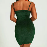Summer Slim Women's Mini Tight Thin Shoulder Strap Short Dress