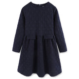 Girls Winter Elegant Thicken Kids Dress Warm Cotton Clothes Autumn 7-16Y Pink Blue