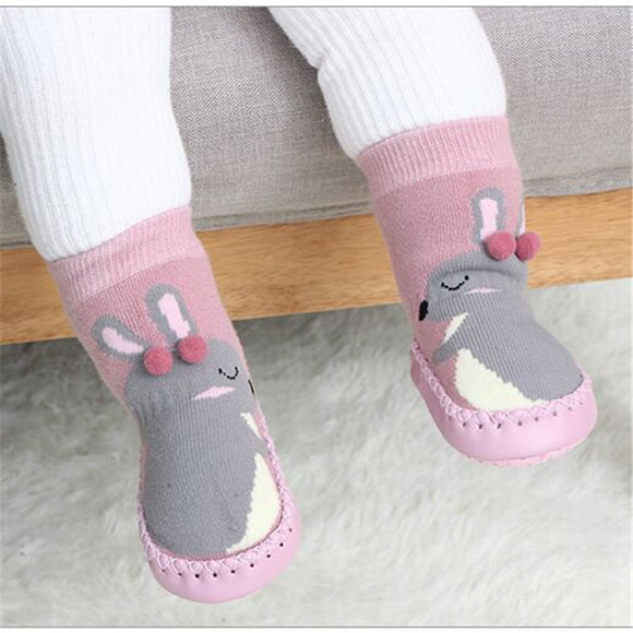Toddler Indoor Sock Shoes Newborn Baby Socks Thick Terry