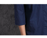 Mens Kimono Loose Seven-quarter Sleeve Shirt Blouse Brand Clothing