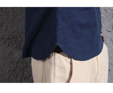 Mens Kimono Loose Seven-quarter Sleeve Shirt Blouse Brand Clothing