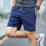 Men Casual Shorts Hot Summer Shorts Homme Polyester Solid Shorts
