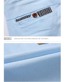 New Summer Men cotton beach elastic waist casual shorts