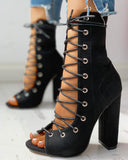 Women Fashion High Heels 10cm Heels Platform Sandals Party Shoes