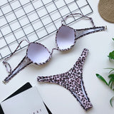 Sexy Push Up Bikini Set Swimwear High Cut Suit Beach Wear