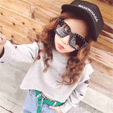 Kids Sunglasses Children Girls Glasses Flowers Frame UV400 Eyewear