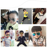 Brand Child Sunglasses Mirror Glasses Metal Pilot Sunglasses For Kids
