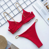 Sexy Push Up Bikini Set Swimwear High Cut Suit Beach Wear