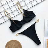 Sexy Push Up Bikini Set Swimwear High Cut Suit Beach Wear