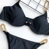 Sexy Push Up Bikini Set Swimwear High Cut Suit Beach Wear