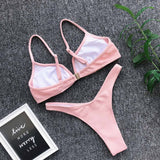 Sexy Push Up Bikini Set Swimwear High Cut Suit Beach Wear