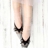 Summer Tulle Breathable Transparent Ultra-thin Mesh Polka Dots Socks