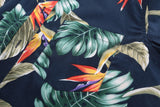 Mens Short Sleeve Beach Hawaiian Shirts Cotton Floral Shirts