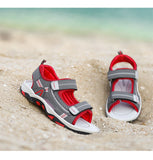 ULKNN Boy Summer Boy Student Child Slip Soft bottom Open Toe Sandals