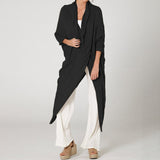 Women Tops and Blouses Vintage Long Shirt Cowl Neck Long Sleeve