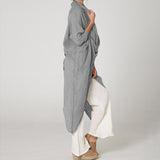 Women Tops and Blouses Vintage Long Shirt Cowl Neck Long Sleeve