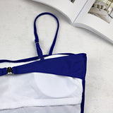 Sexy Swimwear One Piece Halter Push Up Swimsuit Bathing Suit