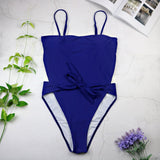 Sexy Swimwear One Piece Halter Push Up Swimsuit Bathing Suit