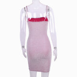 Summer Slim Women's Mini Tight Thin Shoulder Strap Short Dress