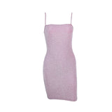 Summer Slim Women's Mini Tight Thin Shoulder Strap Short Dress