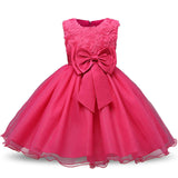 Princess Flower Dress Summer Tutu Party Kids Prom Designs
