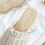 Summer Sandals For girls Braided Fashion Toddler PU Leather Beach shoe