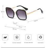 Polygon Personality Retro Sunglasses Fashion Shades UV400