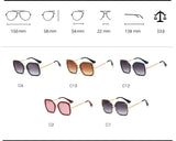 Polygon Personality Retro Sunglasses Fashion Shades UV400