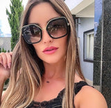 Polygon Personality Retro Sunglasses Fashion Shades UV400
