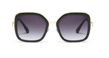 Polygon Personality Retro Sunglasses Fashion Shades UV400