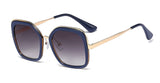 Polygon Personality Retro Sunglasses Fashion Shades UV400