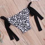 New Fashion Toddler Baby Leopard Print Swimsuit Bikini Sets