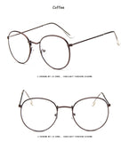 New Designer Woman Glasses Optical Frames Metal Round Glasses
