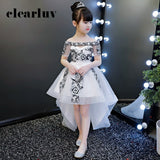 Tulle Princess Off The Shoulder Flower Boat Neck Party Communion Gowns