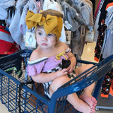 Adjustable Big Bow Headwrap Baby Headband Top Knot Headbands
