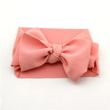 Adjustable Big Bow Headwrap Baby Headband Top Knot Headbands