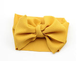 Adjustable Big Bow Headwrap Baby Headband Top Knot Headbands