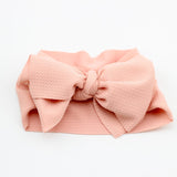 Adjustable Big Bow Headwrap Baby Headband Top Knot Headbands