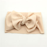 Adjustable Big Bow Headwrap Baby Headband Top Knot Headbands