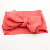 Adjustable Big Bow Headwrap Baby Headband Top Knot Headbands