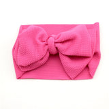 Adjustable Big Bow Headwrap Baby Headband Top Knot Headbands