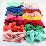 Adjustable Big Bow Headwrap Baby Headband Top Knot Headbands